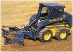 New Holland Skid Steer with Harley Rake